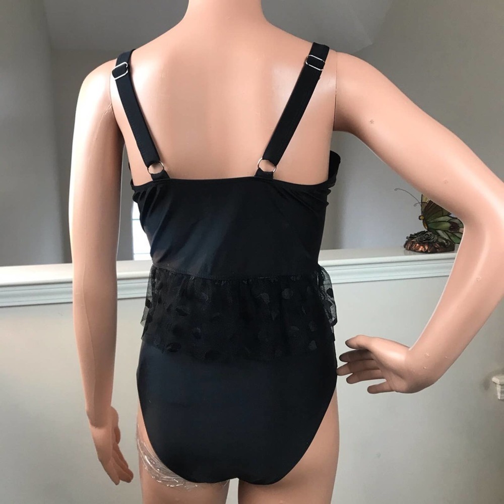 Black one piece Teddy   size large - Picture 3 of 5